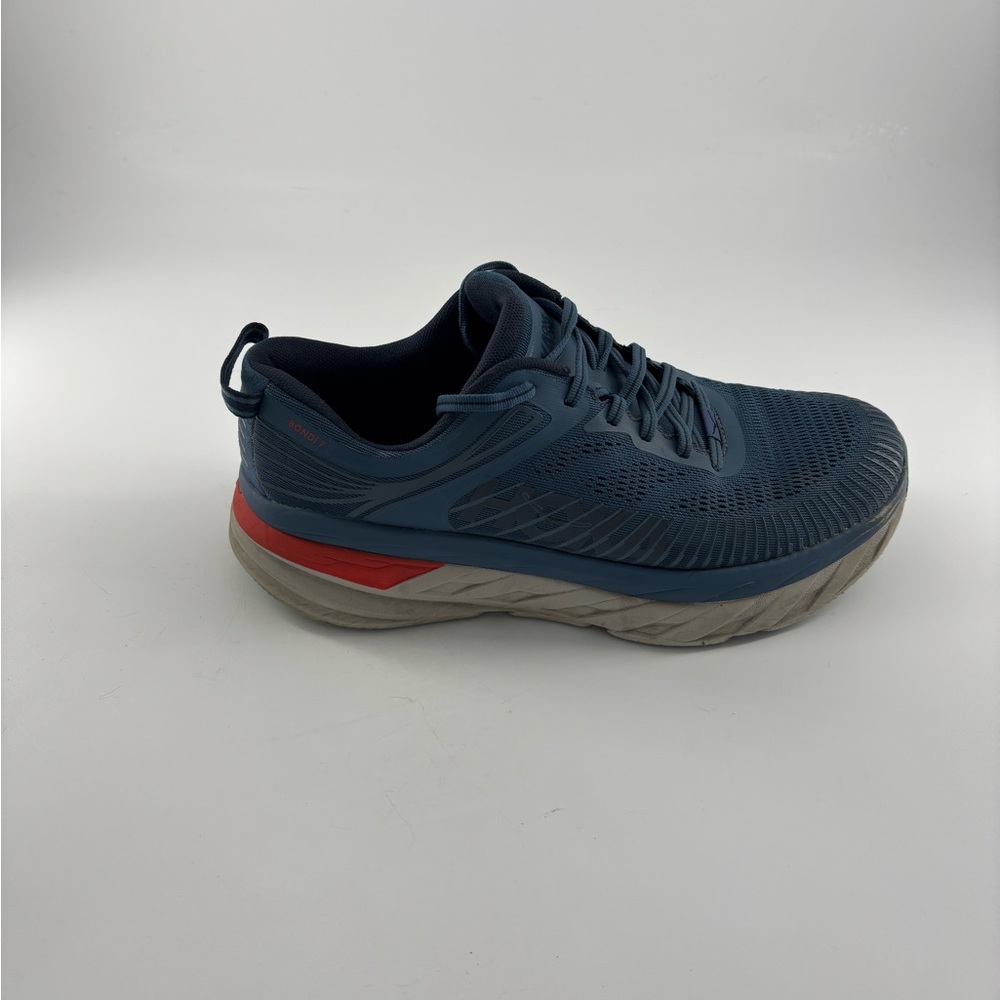 Hoka One One Bondi 7 Real Teal Outer Space Athletic Sneakers Men’s Size 9.5